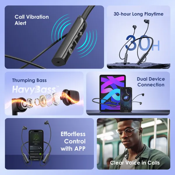 Oraimo Necklace Lite (OEB-311) Neckband Earphones - Image 3